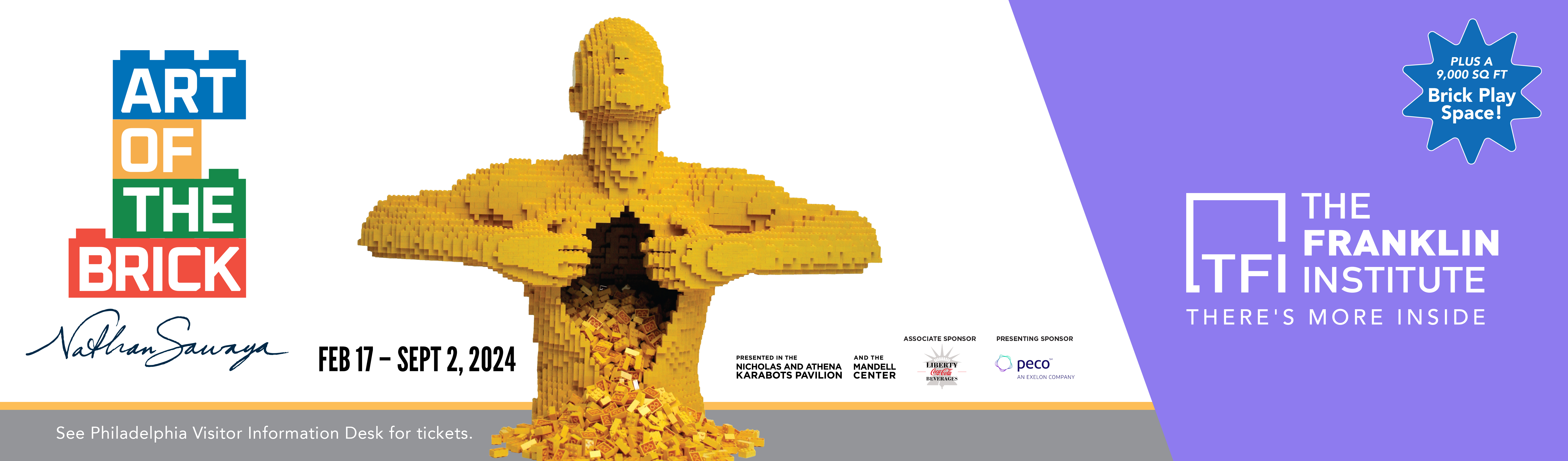 Franklin Institute Art of The Brick Sept 2, 2024