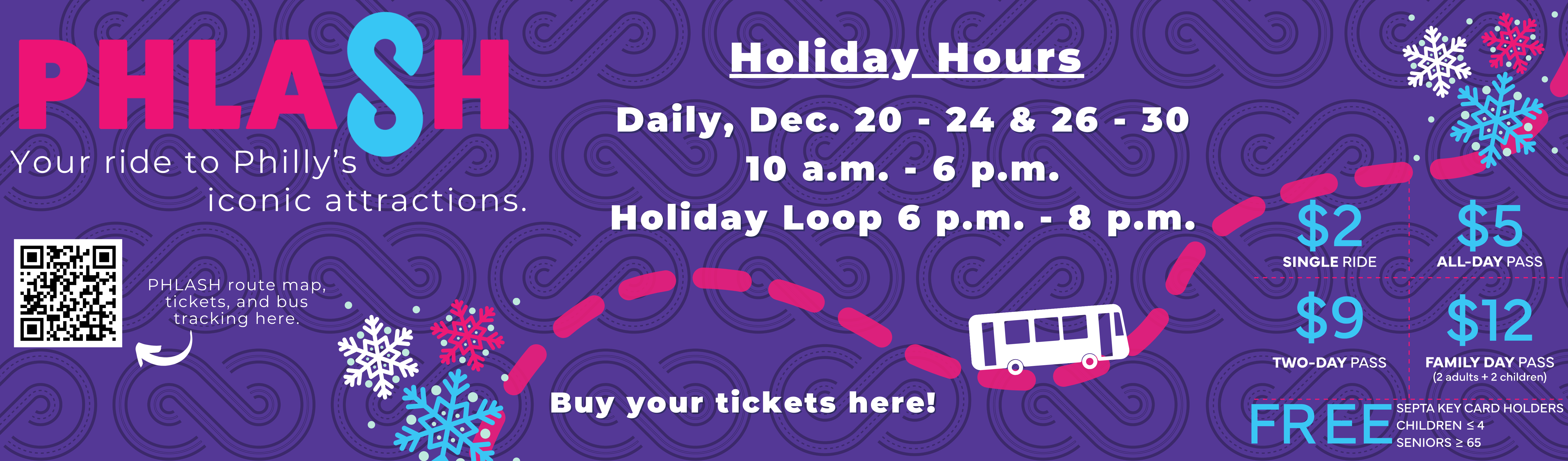 PHLASH Holiday Hours