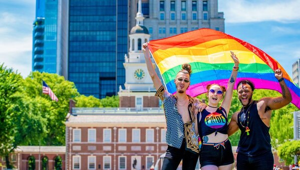Pride Flag flown at Independence Hall