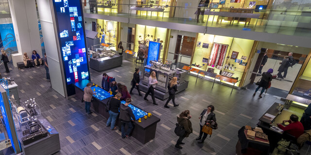 Interior of Science History Institute Philadelphia