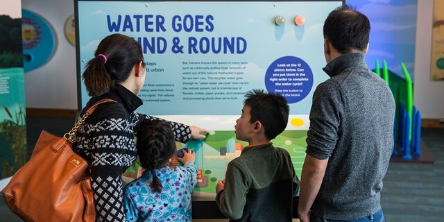 Visitors at Independence Seaport Museum