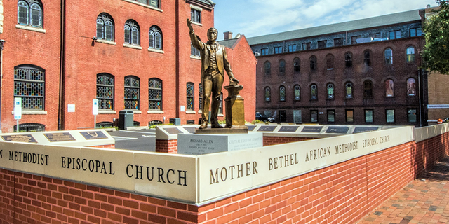 Photo of the exterior of Mother Bethel AME