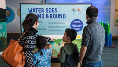 Visitors at Independence Seaport Museum