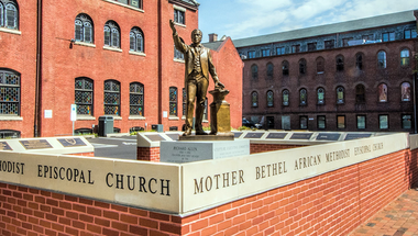Photo of the exterior of Mother Bethel AME