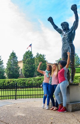 Rocky Statue