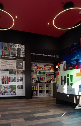 Philly Pride Visitor Center Welcome Desk