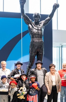 Rocky Look Alike Competition at Airport